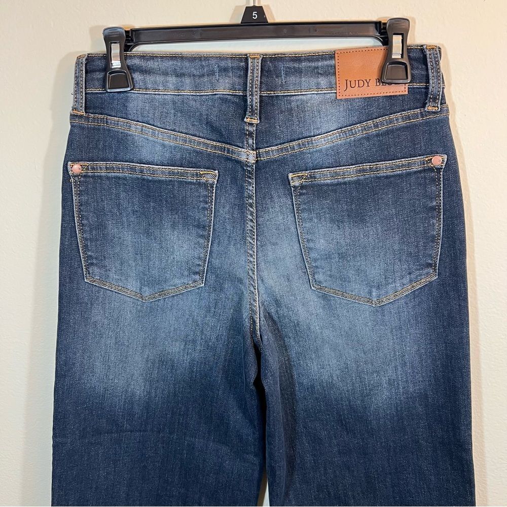 Judy Blue Wide Leg Crop Jeans Dark Wash 5/27 Women’s‎ - Picture 7 of 11